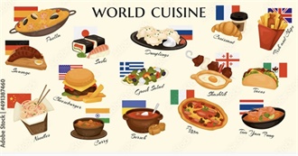 50 Favourite Foods From Around the World