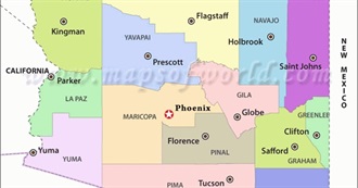 Largest Cities &amp; Seats of Every Arizona County