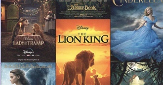 Disney Animated and Live Action Remakes