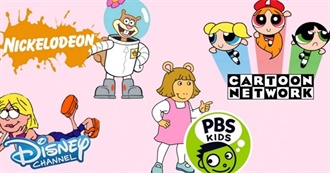 Nick and Disney and PBS and Cartoon Network Movies and Shows That Byanka Had Watched