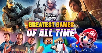 Greatest and Best Video Games of All Time