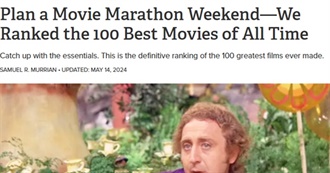 Parade Magazine&#39;s 100 Best Movies of All Time (2024)