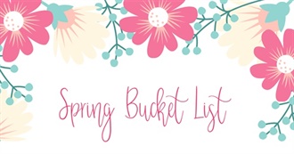 Spring Bucket List