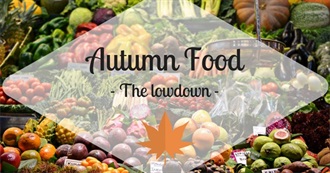 Autumn Food Bucket List