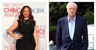 Maya Rudolph and Michael Caine