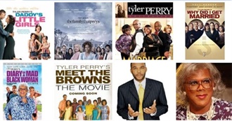 Tyler Perry Films and Plays Tehn Has Seen (Updated)