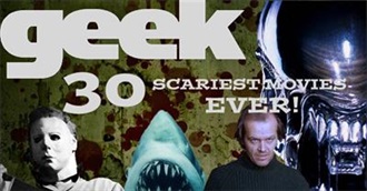 GEEK Magazine&#39;s 30 Scariest Movies of All-Time