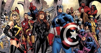 100 Marvel Heroes