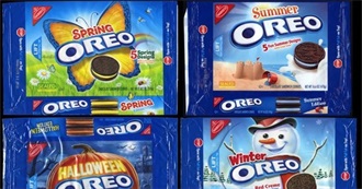 Benson Liu&#39;s List of Oreos