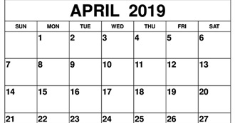 Movies Watched in April 2019