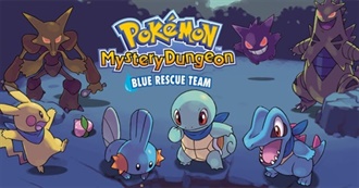 Pokemon Mystery Dungeon Blue and Red