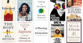 NY Times Best Sellers - Combined Print &amp; E-Book Nonfiction (January 12, 2020)