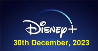 Sean Bradley&#39;s Disney+ Watchlist (As of 30/12/23)