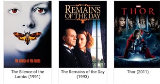 Anthony Hopkins Movies Seen by SW