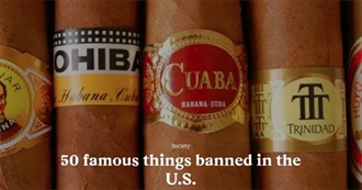 50 Famous Things Banned in the U.S According to Stacker