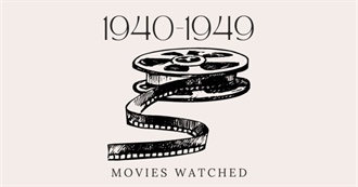 1940s Movies Watched by K