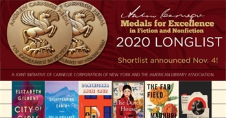 Andrew Carnegie Medals for Excellence 2020 Longlist for Fiction and Non-Fiction