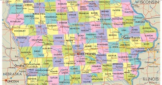 Largest Cities &amp; Seats of Every Iowa County