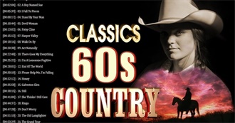 Top 100 Country Songs of 1960