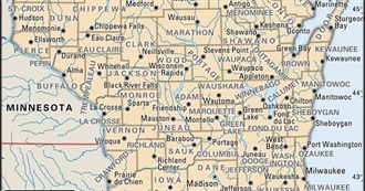 Largest Cities &amp; Seats of Every Wisconsin County