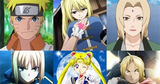 Yellow/Blond Anime Characters