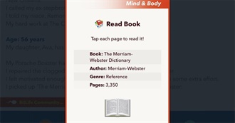 The 151 Books in Bitlife