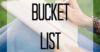 My Personal Bucket List