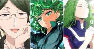 Green Haired Anime Characters