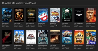 (Approximately) All Movies in iTunes Bundles