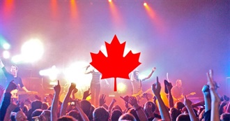 Big List of Canadian Artists and Bands