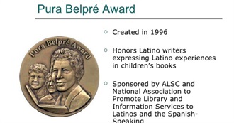 Pura Belpre Award Winners for Latina/O Children&#39;s Literature (Up to 2016)