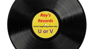 Ray&#39;s Records: Artists Beginning With U or V