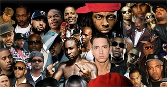 Top 10 Rappers (Choose 10 From List)