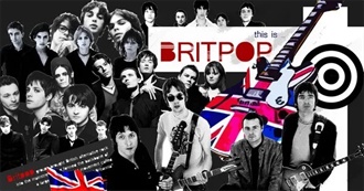 Brit Pop Songs of the 1980s and 1990s