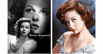 Susan Hayward, (Full) Filmography