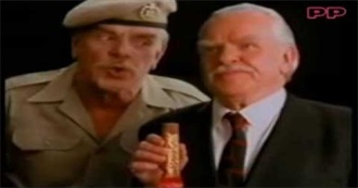 Cadbury Wispa Gold Starting Windsor Davies 1996 UK TV Advert for Each Channels