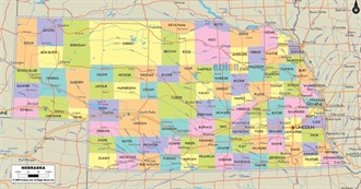 Largest Cities &amp; Seats of Every Nebraska County