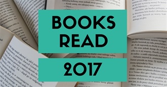 Books Read - 2017 (By MF)