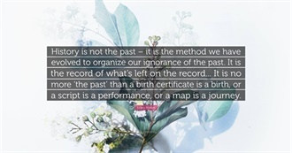 History Is Not the Past but a Map of the Past