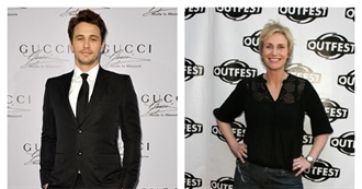 James Franco and Jane Lynch