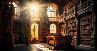 Light Academia Sunlit Library Aesthetic