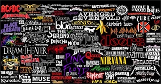 Top 100 Rock Bands.