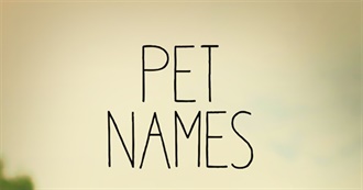 Vic&#39;s Pets Names