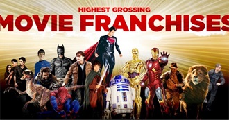 25 Highest Grossing Franchises (March 2016)