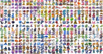 Gen 1-4 Pokemon