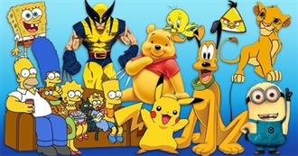 Yellow Cartoon Characters