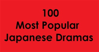 100 Most Popular Japanese Dramas