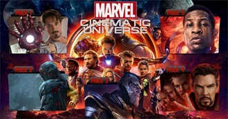 MCU Movie List (Phase 1-5)