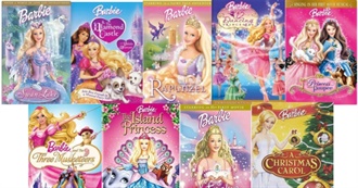 Barbie Movies (2023 Live Action Movie Not Included)