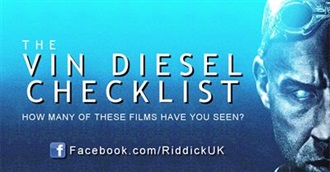 Vin Diesel Checklist